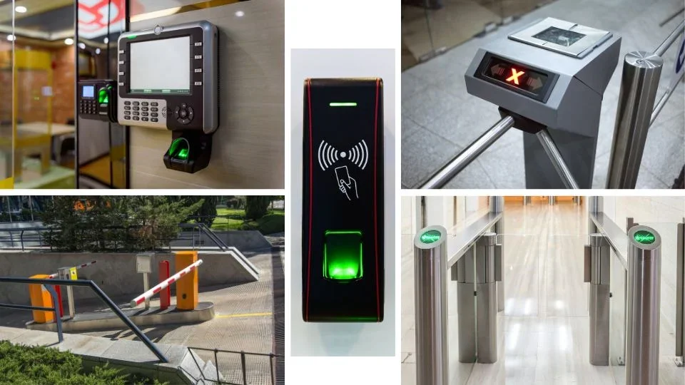Control de acceso biométrico instalado